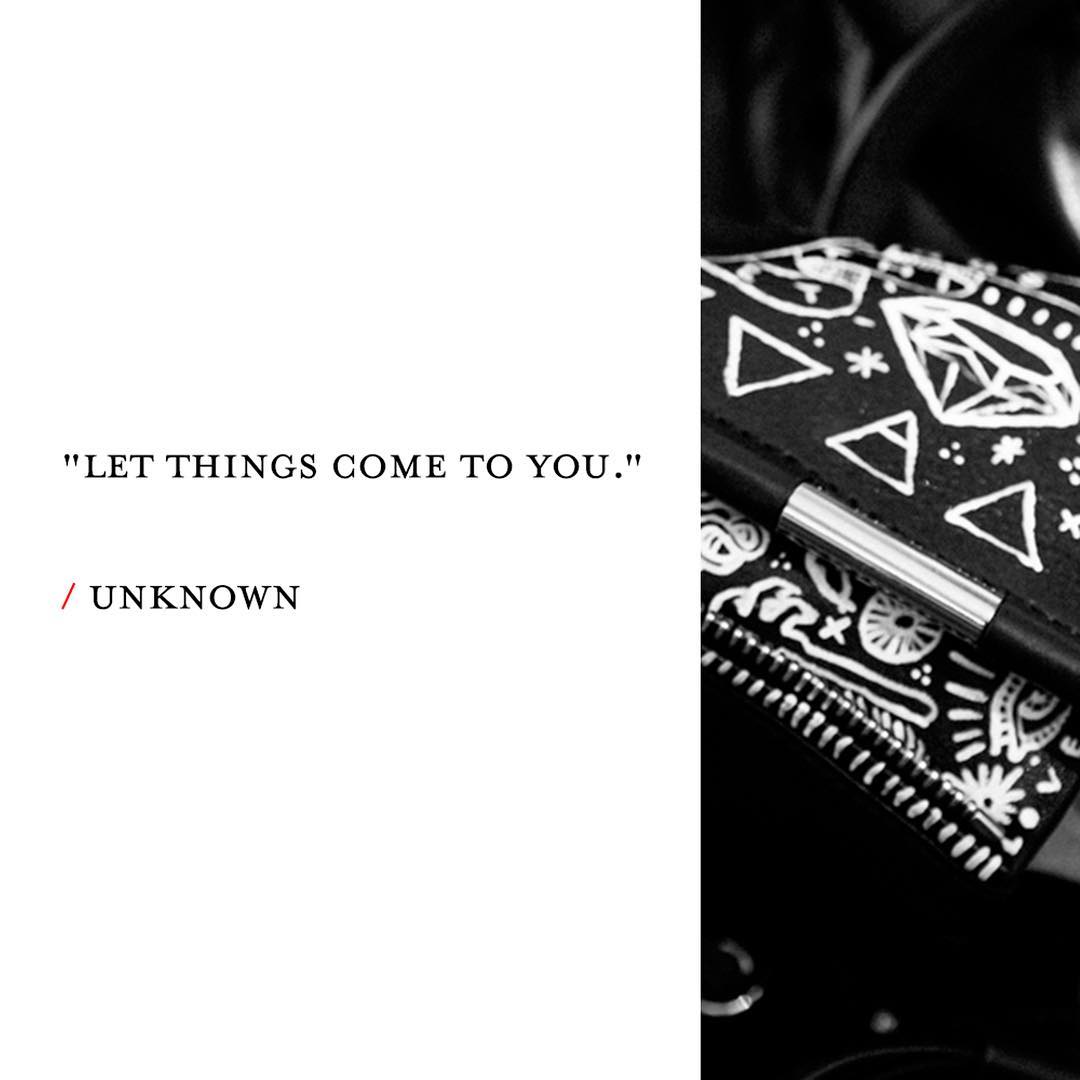 Let things come to you. // @barbarabuiofficial x @blahblahblanda